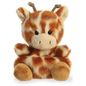 Jouet en peluche - AURORA - Girafe Palm Pals - Marron clair - 13 cm