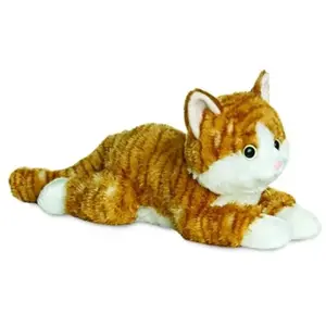 Aurora Peluche Flopsie Chester Le Chat Roux Et Blanc pas cher