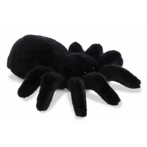 Aurora Pluche dieren knuffels tarantula vogelspin van 20 cm - Knuffeldieren spinnen speelgoed