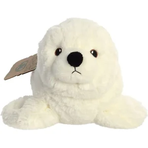 Aurora World Aurora 35014 Eco Nation Peluche en forme de phoque Blanc 30 cm pas cher