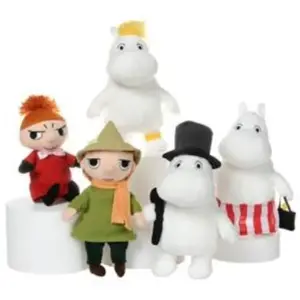 The Moomins 6,5 peluches Moomin - Mamma Moomin (tablier à rayures) pas cher