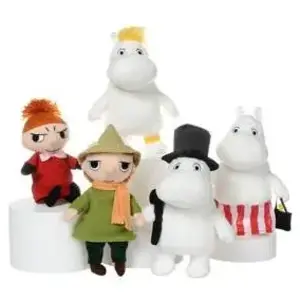 6,5 jouets en peluche Moomin - Little My (cheveux roux) pas cher