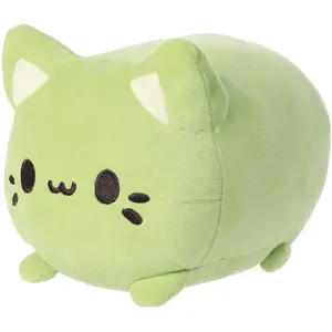 Tasty Peach - Mascotte en peluche 18 cm Green Tea Meowchi pas cher