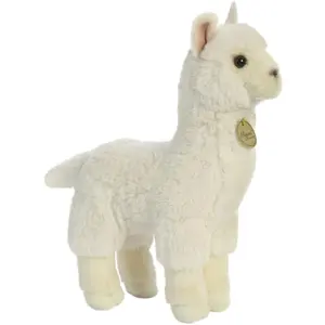Pluche alpaca knuffel van 30 cm - kinder dieren speelgoed knuffels