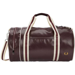 Sac à Dos - FRED PERRY - FP Classic Barrel Bag - Bordeaux / Écru - 100...
