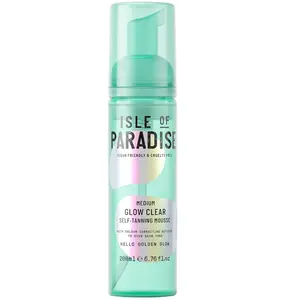 Isle of Paradise Glow Clear Mousse Autobronzante - Medium 200 ml pas cher