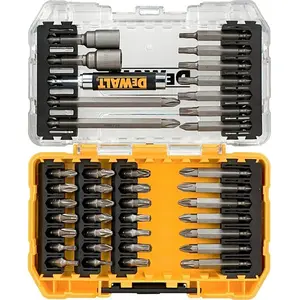 Comparateur de prix : DeWalt DT70702 40 delige bitset in cassette in Tough case
