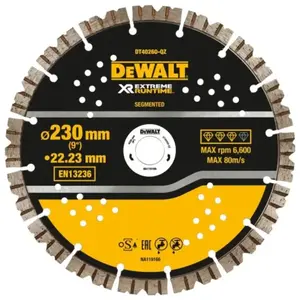 Dewalt - Disque a béton Ø230mm - DT40260 - 230 mm - x 1 - 22,23 mm pas cher