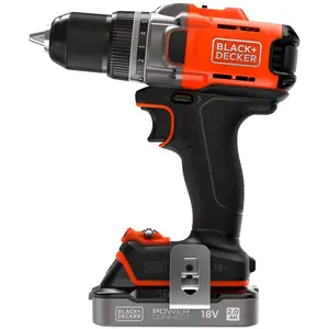 Comparateur de prix : BLACK+DECKER Perceuse Visseuse Éco-Responsable Sans Fil 18V - 2 Batter...