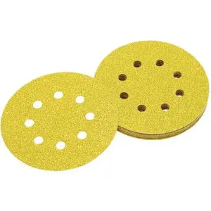 DeWalt Disques abrasifs velcro Ø125mm (D26453) - 8 trous, 240G