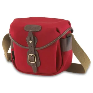 Billingham Hadley Digital sac photo d'épaule toile bordeaux / chocolat pas cher