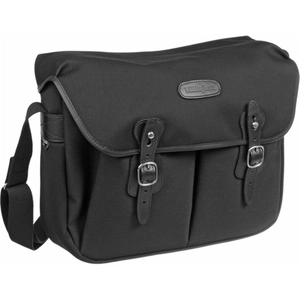 Billingham Hadley Large sac photo d'épaule toile noir / noir pas cher