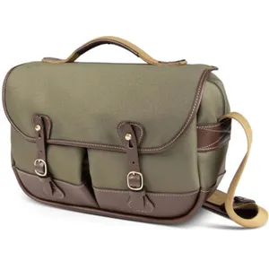 Billingham Eventer Mini sac photo d'épaule Fibrenyte sage / chocolat pas cher