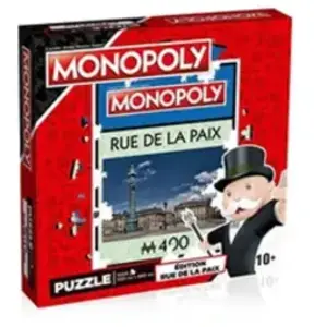 Puzzle 1000 pièces Winning Moves Monopoly Rue de la Paix pas cher