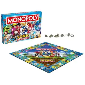 Jeu classique Winning Moves Monopoly Modern Sonic pas cher