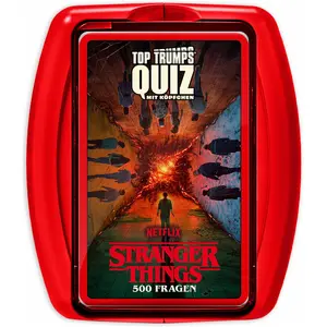 Winning Moves Top Trumps Quiz   Stranger Things (Allemand) pas cher