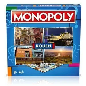 Jeu classique Winning Moves Monopoly Rouen pas cher