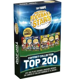 Top Trumps World Football Stars TOP 200 - Pack collector - Jeu de soci... pas cher