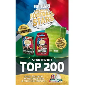Top Trumps World Football Stars TOP 200 - Starter kit nouvelle édition... pas cher