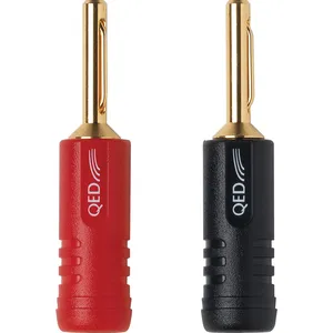 Fiches bananes QED Banane Screwloc 1885 (lot de 10 : 5 rouges / 5 noir... pas cher