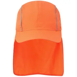 Casquette de protection solaire respirante - orange Portwest pas cher