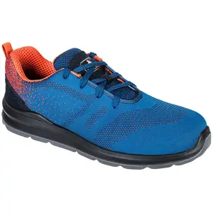 Chaussure Steelite Aire S1P couleur : Bleu/orange taille 39 Portwest pas cher