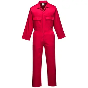 Combinaison Euro Work couleur : Rouge taille XXXL - PORTWEST pas cher