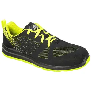 Portwest Chaussures de travail basses Steelite Aire S1P Noir/Vert 39 pas cher