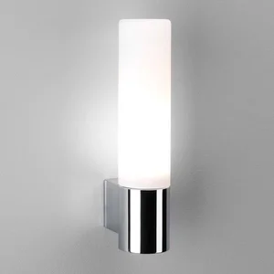 Astro BARI-Applique salle de bain montante métal et verre opalin H20cm pas cher