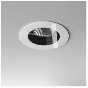 Spot encastrable Vetro Round - Blanc 8 cm pas cher