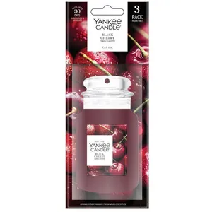 Yankee Candle Yankee Candle Black Cherry Car Jar, Parfum Pour Voiture