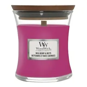 Woodwick 85g Baies Sauvages & Betteraves, Bougie Parfumée pas cher