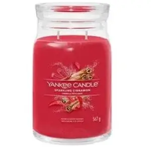 Yankee Candle, Bougie parfumée, Cannelle pétillante Signature (368 g) pas cher