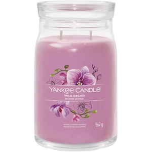 Yankee Candle Bougie signature orchidée sauvage grand modèle pas cher