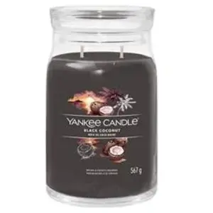 Comparateur de prix : Yankee Candle Yankee Candle - Black Coconut Signature Candle ( ¿erný kokos ) - Vonná sví¿ka 567.0g