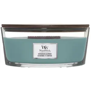 WoodWick, Bougie parfumée, Bougie parfumée Evergreen Cashmere Ellipse pas cher