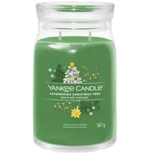 Yankee Candle - arbre de noël scintillant - grand pot 1743380E pas cher