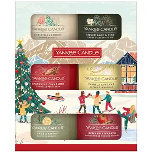 YANKEE CANDLE Confezione regalo 6 candele mini in vetro pas cher