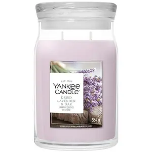 Yankee Candle, Bougie parfumée, Lavande séchée & Chêne (567 g)