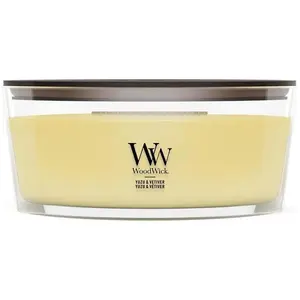 WoodWick, Bougie parfumée, Yuzu & Vetiver Ellipse (454 g) pas cher