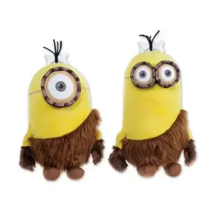 Inconnu Knuffel / Pluche - Minions - Caveman set (15cm) pas cher
