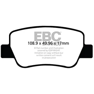 EBC Brakes Remblokkenset Greenstuff pas cher