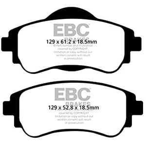 EBC Brakes Remblokkenset Greenstuff pas cher