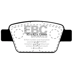 EBC Brakes Remblokkenset Yellowstuff pas cher