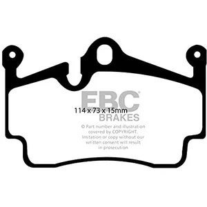 EBC Brakes Remblokkenset Redstuff