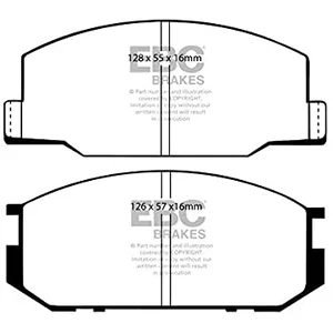 EBC Brakes Remblokkenset Yellowstuff pas cher