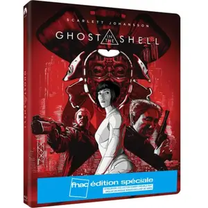 Paramount Ghost in the Shell Edition Spéciale Fnac Steelbook Blu-ray DVD