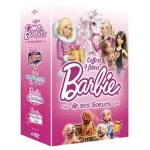 Universal Pictures Barbie et ses soeurs - Coffret : Au club hippique + La grande aventure des chiots + À la recherche des chiots + Un merveilleux N