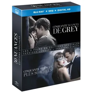 Universal Music Coffret Cinquante nuances de Grey, Cinquante nuances plus sombres Blu-ray pas cher