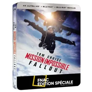 Paramount Mission : Impossible Fallout Steelbook Edition Spéciale Fnac Blu-ray 4K Ultra HD